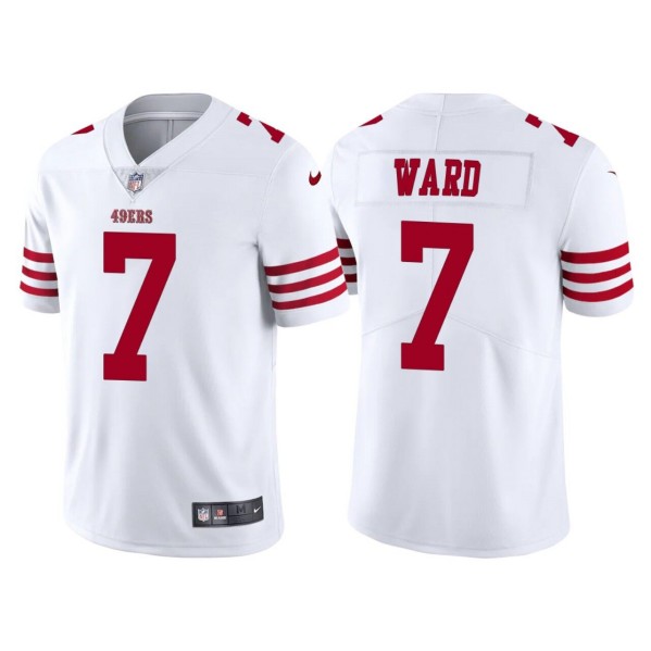 Men's San Francisco 49ers #7 Charvarius Ward White Vapor Untouchable Limited Stitched Football Jersey